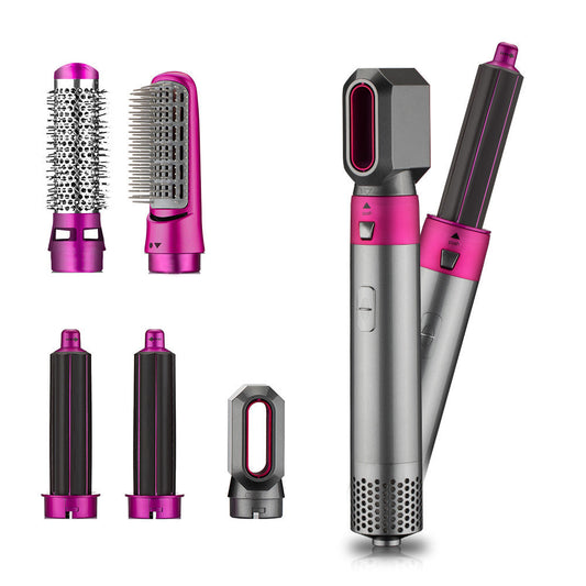 5-in-1 Hair Styler – Curl, Straighten, Dry & Volumize with One Tool